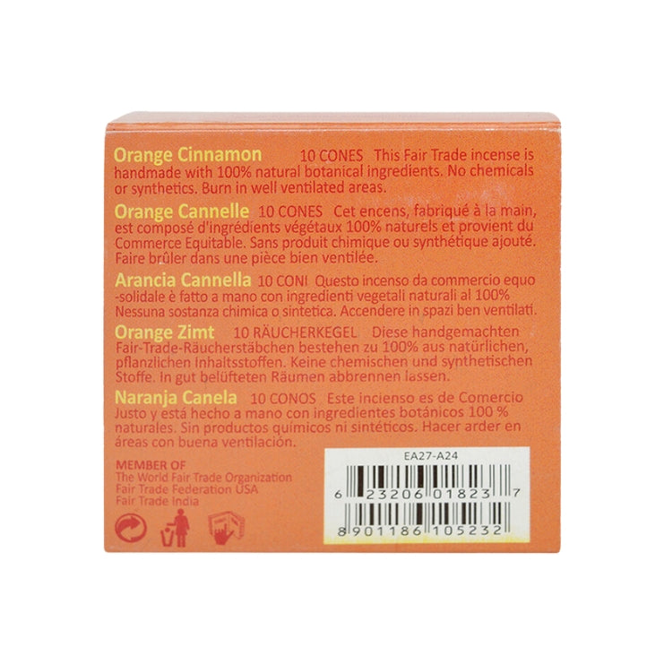 Cone Incense - Orange Cinnamon