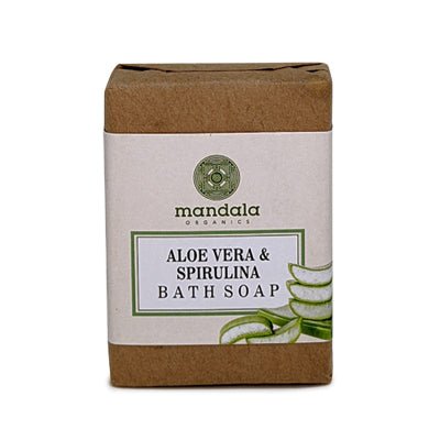 Aloe Vera & Spirulina Handmade Soap - Mandala Organics